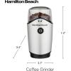imageHamilton Beach 45oz Electric Coffee Grinder For Beans Spices amp More Stainless Steel Blades Silver 80350RVMakes up to 12 Cups