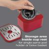 imageHamilton Beach 49945 FlexBrew SingleServe Coffee Maker Compatible with Pod Packs and Grounds 1 Cup RedRed