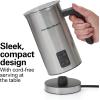 imageHamilton Beach Electric Milk Frother amp Warmer Automatic Warm or Cold Foam 510 oz Create CafQuality Coffee Latte Cappuccino Frappe Hot Chocolate 4 Settings Stainless Steel 43565C