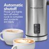 imageHamilton Beach Electric Milk Frother amp Warmer Automatic Warm or Cold Foam 510 oz Create CafQuality Coffee Latte Cappuccino Frappe Hot Chocolate 4 Settings Stainless Steel 43565C