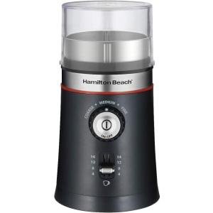 imageHamilton Beach 10oz Electric Coffee Grinder with Multiple Grind Settings for up to 14 Cups Stainless Steel Blades Black