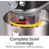 imageHamilton Beach Professional AllMetal Stand Mixer with Specialty Attachment Hub 5 Quart Bowl 12 Speeds Includes Flat Beater Dough Hook Whisk 63240Stand Mixer