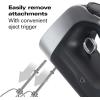imageHamilton Beach Professional Cordless Electric Hand Mixer with Infinite Speed Control Powerful DC Motor for Effortless Mixing Quick Recharging LCD Screen Whisk Storage Case Black 62673