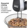 imageHamilton Beach Professional Cordless Electric Hand Mixer with Infinite Speed Control Powerful DC Motor for Effortless Mixing Quick Recharging LCD Screen Whisk Storage Case Black 62673