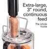 imageHamilton Beach Professional Stack amp Snap Food Processor amp Veggie Spiralizer for Slicing Shredding and Kneading ExtraLarge 3 Feed Chute Fits Whole Vegetables 12 Cups Stainless Steel 70815