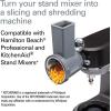 imageHamilton Beach Professional Stand Mixer Specialty Attachment Slicer and Shredder Set 63247