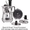 imageHamilton Beach Stack amp Snap 8Cup Food Processor amp Vegetable Chopper with Adjustable Slicing Blade Builtin Bowl Scraper amp Storage Case Silver 70820