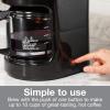 imageProctor Silex 10Cup Coffee Maker Works with Smart Plugs That Are Compatible with Alexa Auto Pause and Serve Black 48351PS10Cup