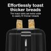 imageProctor Silex 2Slice Toaster with Extra Wide Slots for Bagels CoolTouch Walls Shade Selector Toast Boost Auto Shutoff and Cancel Button Black 22305Toaster
