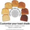 imageProctor Silex 2Slice Toaster with Extra Wide Slots for Bagels CoolTouch Walls Shade Selector Toast Boost Auto Shutoff and Cancel Button Black 22305Toaster