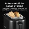 imageProctor Silex 2Slice Toaster with Extra Wide Slots for Bagels CoolTouch Walls Shade Selector Toast Boost Auto Shutoff and Cancel Button Black 22305Toaster