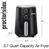 imageProctor Silex 58 QT Air Fryer Oven with Temperature Control 60 Min Timer Non Stick Basket 1700W Black 35060Black