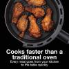 imageProctor Silex 58 QT Air Fryer Oven with Temperature Control 60 Min Timer Non Stick Basket 1700W Black 35060Black