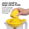 imageProctor Silex Alexs Lemonade Stand Electric Citrus Juicer Machine Large 34 oz Pitcher Pressure Activated for Lemons Limes and Oranges 34 oz Includes 2 Reamers amp Recipe Book Yellow 66341Large 34 oz Pitcher  New for 2024