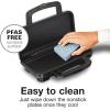 imageProctor Silex Deluxe Hot Sandwich Maker With EasyClean Durable PFASFree Nonstick Ceramic Plates Fits up to 2 Grilled Cheese Ruebens Tortas or Subs Stainless Steel 25415MNStainless Steel