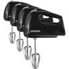 imageProctor Silex Easy Mix 5Speed Electric Hand Mixer with Bowl Rest Compact and Lightweight 100 Watts of Peak Power Black 62507PSBlack