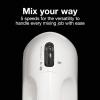 imageProctor Silex Easy Mix 5Speed Electric Hand Mixer with Bowl Rest Compact and Lightweight 100 Watts of Peak Power Black 62507PSWhite