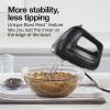 imageProctor Silex Easy Mix 5Speed Electric Hand Mixer with Bowl Rest Compact and Lightweight 215 Watts of Peak Power Black 62511Black