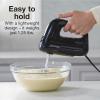 imageProctor Silex Easy Mix 5Speed Electric Hand Mixer with Bowl Rest Compact and Lightweight 215 Watts of Peak Power Black 62511Black