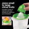 imageProctor Silex Electric Citrus Juicer Machine 34 oz for Orange Lemon Grapefruit Juice White amp Green 66337
