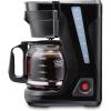 imageProctor Silex FrontFill Drip Coffee Maker Digital amp Programmable 12 Cup Glass Carafe Black and Silver 43685PSCompact