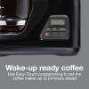 imageProctor Silex FrontFill Drip Coffee Maker Digital amp Programmable 12 Cup Glass Carafe Black and Silver 43685PSCompact