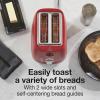 imageProctor Silex Plastic 2 Slice Toaster Bagel Defrost amp Cancel Buttons Browning Control With 7 Shades Auto Shutoff SlideOut Crumb Tray Red 22661Red
