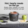 imageProctor Silex Portable Electric Lunch Box Food Heater and 20 oz Meal Warmer with BuiltIn Carry Handle High and Low Heat Settings 33120C