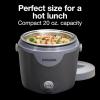 imageProctor Silex Portable Electric Lunch Box Food Heater and 20 oz Meal Warmer with BuiltIn Carry Handle High and Low Heat Settings 33120C