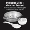 imageProctor Silex Rice Cooker amp Food Steamer 30 Cups Cooked 15 Cups Uncooked Includes Steam and Rinsing Basket Black 37555Black