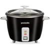imageProctor Silex Rice Cooker amp Food Steamer 30 Cups Cooked 15 Cups Uncooked Includes Steam and Rinsing Basket Black 37555Black
