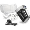 imageHamilton Beach Professional Cordless Electric Hand Mixer with Infinite Speed Control Powerful DC Motor for Effortless Mixing Quick Recharging LCD Screen Whisk Storage Case Black 62673