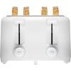 imageProctor Silex 4 Slice Toaster with Extra Wide Slots for Bagels CoolTouch Walls Shade Selector with 7 Browning Levels Toast Boost Auto Shutoff and Cancel Button White 24214PSWhite