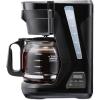 imageProctor Silex FrontFill Drip Coffee Maker Digital amp Programmable 12 Cup Glass Carafe Black and Silver 43685PSCompact