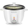 imageProctor Silex Rice Cooker amp Food Steamer 30 Cups Cooked 15 Cups Uncooked Includes Steam and Rinsing Basket Black 37555White