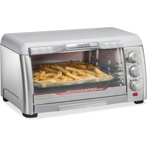 imageHamilton Beach Quantum Toaster Oven Air Fryer Combo With Large Capacity Fits 6 Slices Or 12 Pizza 5 Functions for Convection Bake Broil Stainless Steel 31350