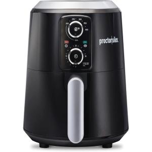 imageProctor Silex 58 QT Air Fryer Oven with Temperature Control 60 Min Timer Non Stick Basket 1700W Black 35060Black