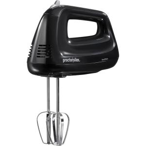 imageProctor Silex Easy Mix 5Speed Electric Hand Mixer with Bowl Rest Compact and Lightweight 215 Watts of Peak Power Black 62511Black