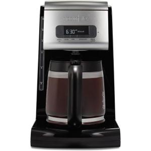imageProctor Silex Platinum Series FrontFill Drip Coffee Maker Digital amp Programmable 12 Cup Glass Carafe Black and Silver 4368712 Cup Digital  Programmable